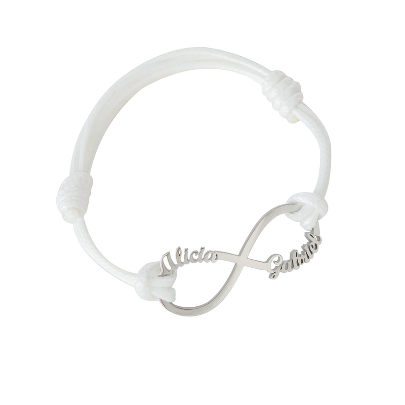 Pulsera de Cuerda con Infinito para Hombre