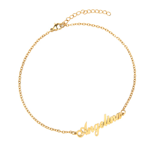 Tobillera con Nombre Grabado Personalizado