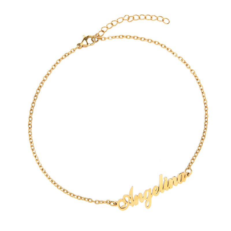 Tobillera con Nombre Grabado Personalizado