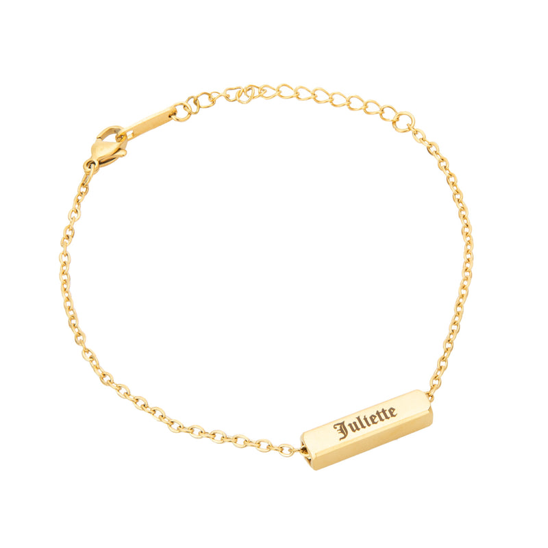 Pulsera con Barra 3D Personalizada