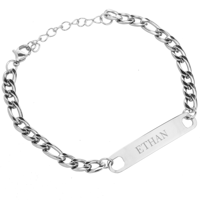 Pulsera Gourmette Personalizada para Hombre