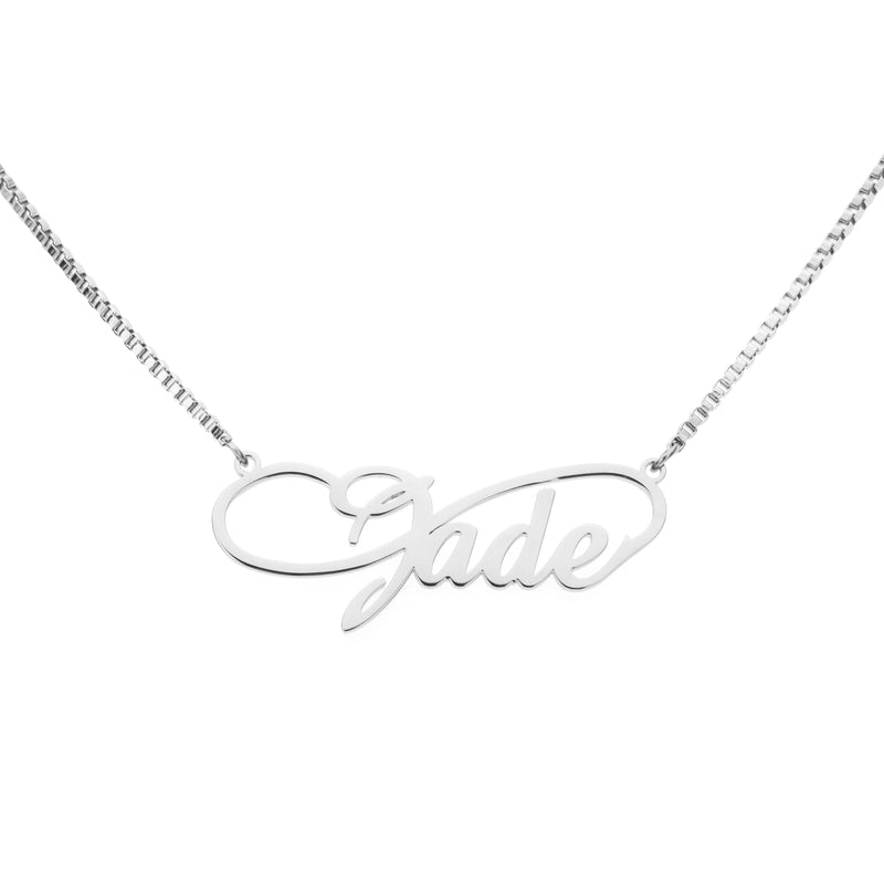 Collar con Nombre Infinito y Cadena Fina