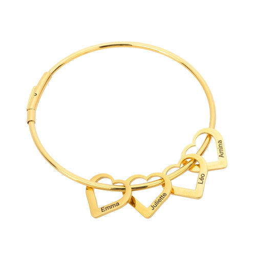 Brazalete con Corazones Personalizados