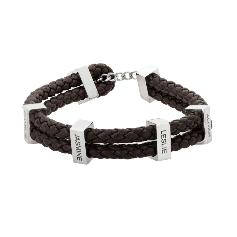 Pulsera Trenzada Personalizable para Hombre
