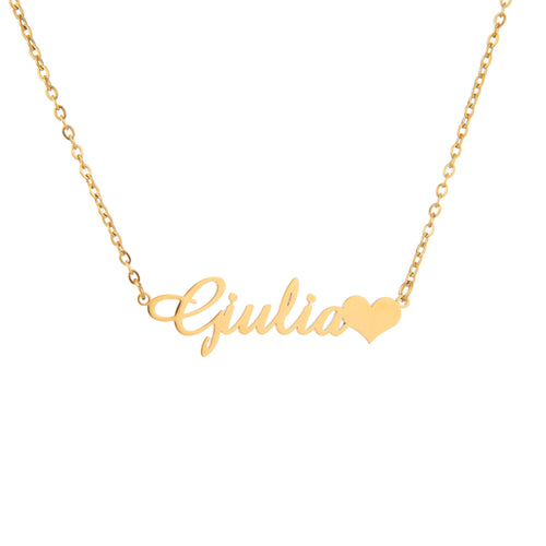 Collar con Nombre y Dije Personalizado