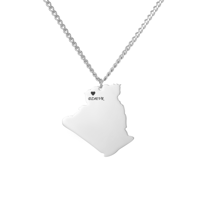 Dije Mapa Personalizado con Grabado