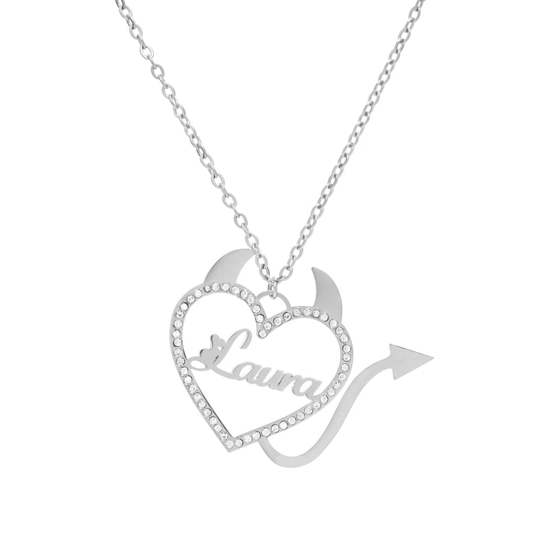 Collar Diablito Personalizado con Cristales