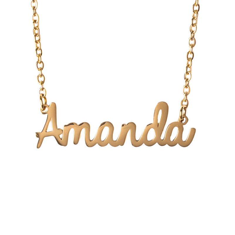 Collar personalizado con Nombre en cursiva