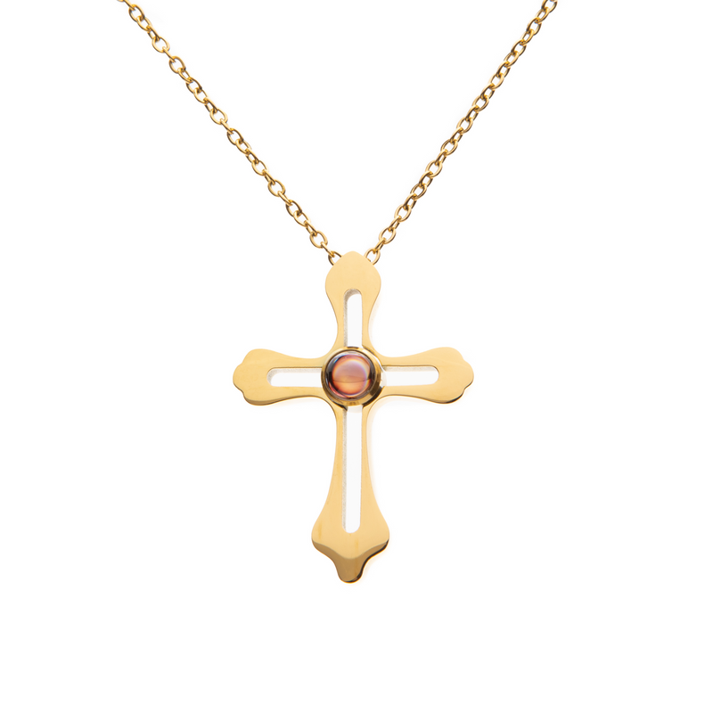 Dije de Proyección – Cruz de la Fe Atemporal