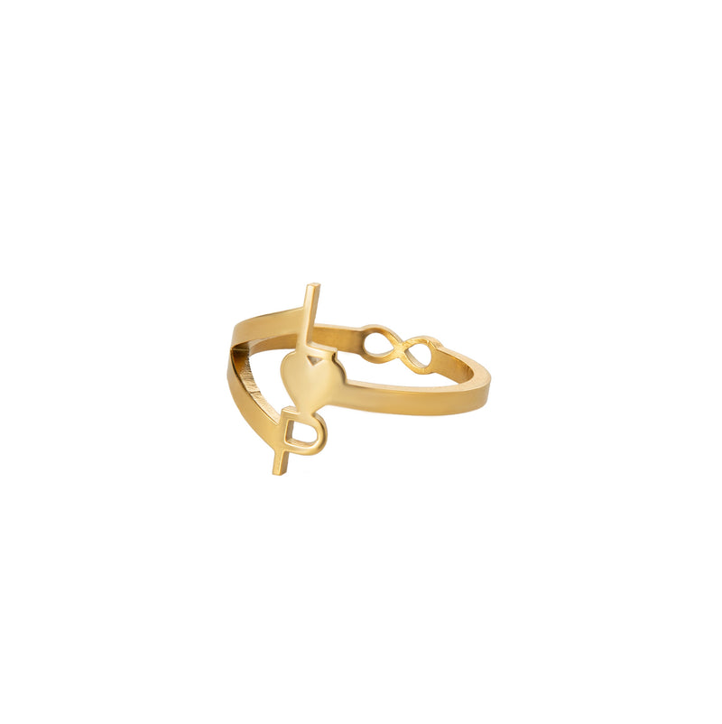 Anillo Infinito con Iniciales