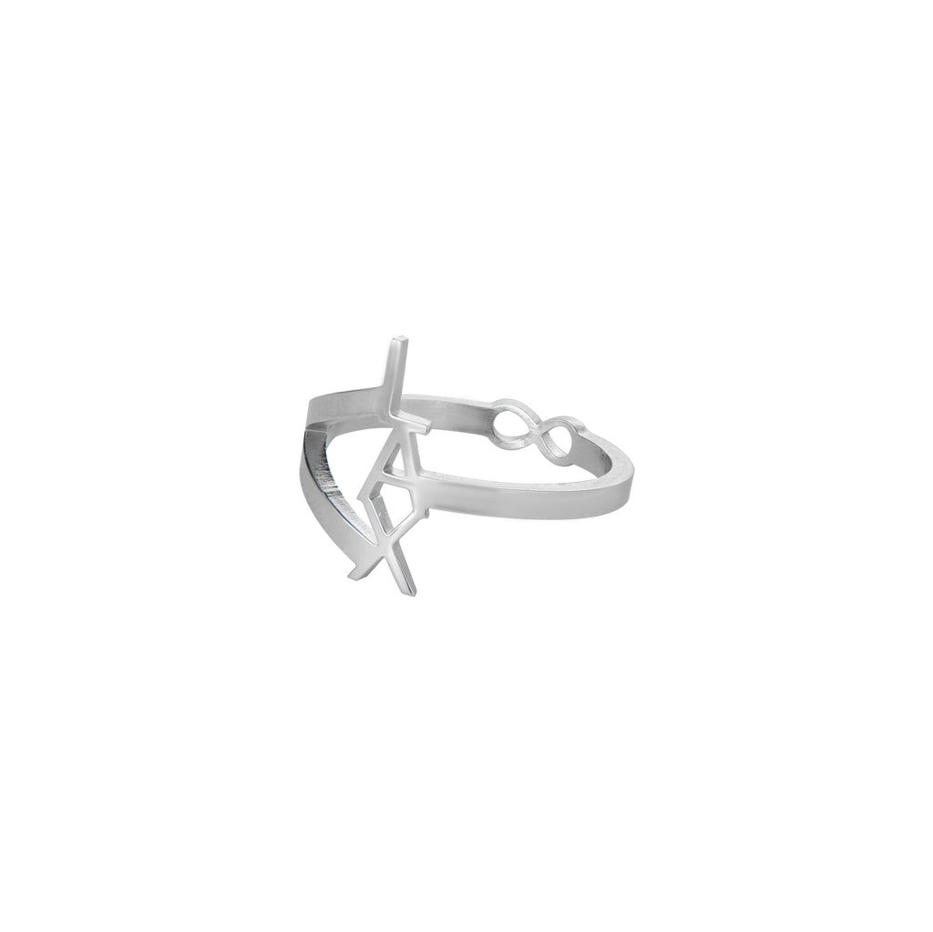 Anillo Infinito con Iniciales
