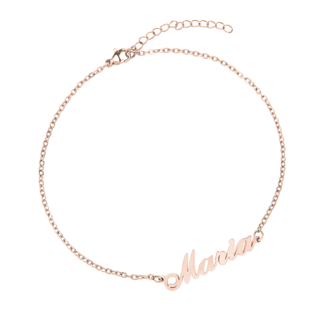 Tobillera con Nombre Grabado Personalizado