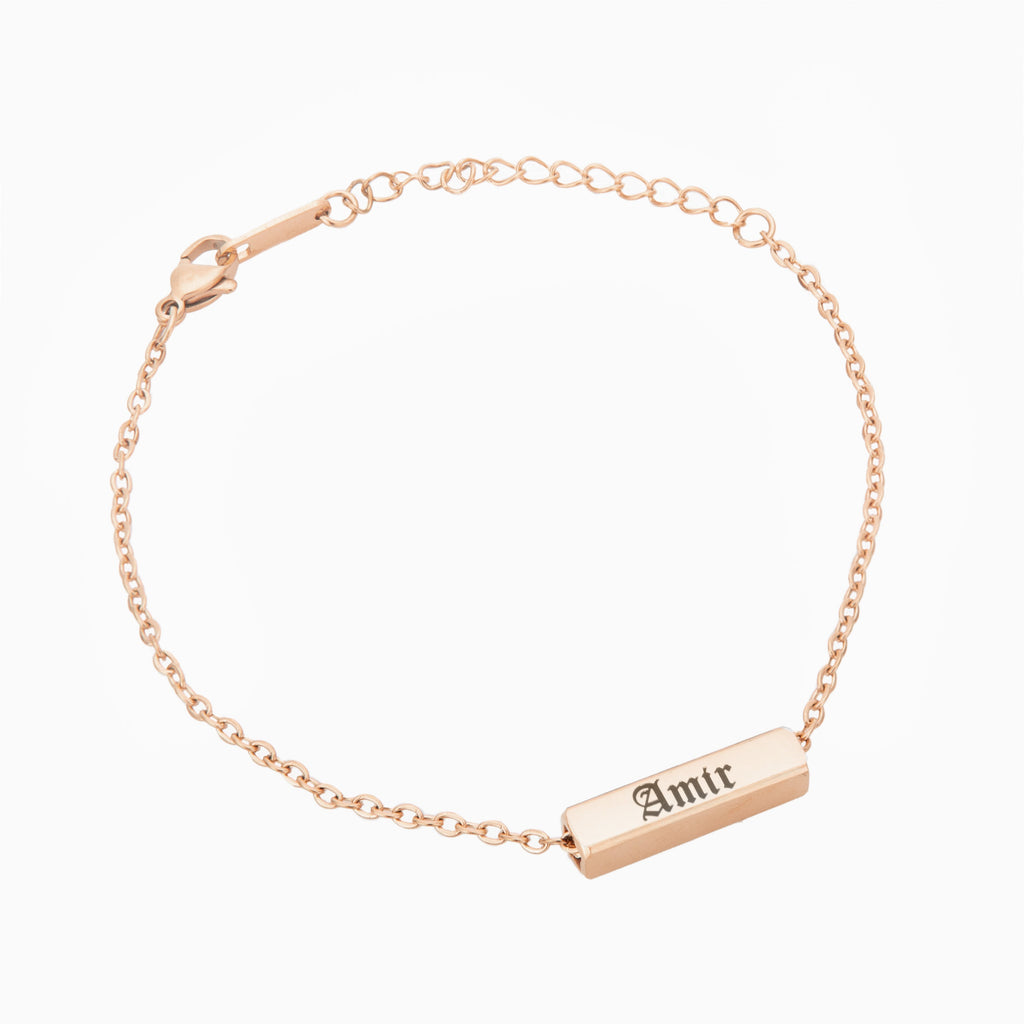 Pulsera con Barra 3D Personalizada