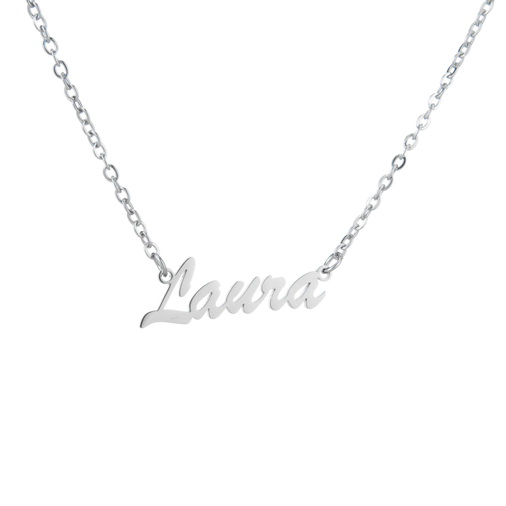 Nuevo collar con Nombre clásico personalizado