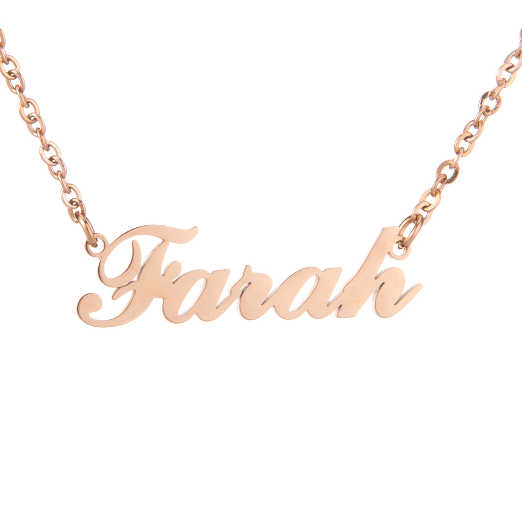 Collar con Nombre clásico personalizado