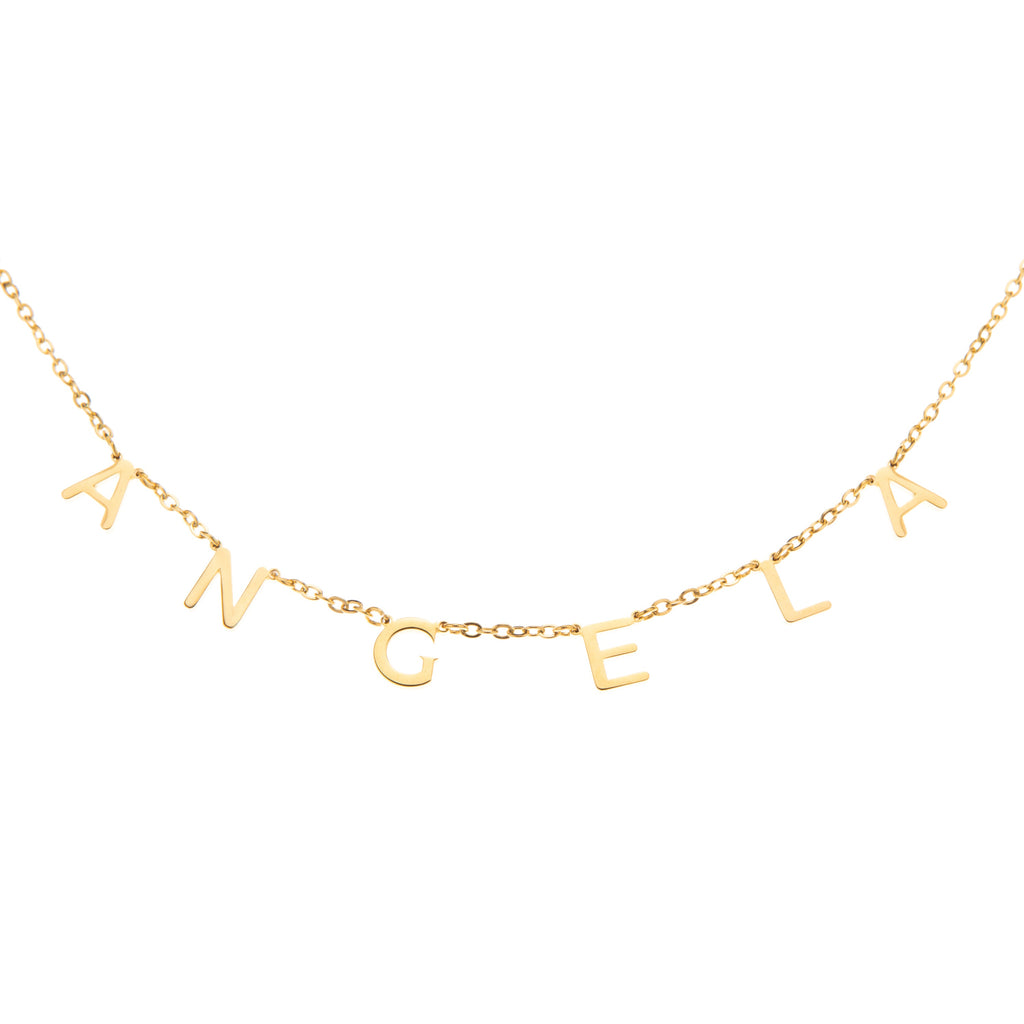 Gargantilla con Iniciales Personalizadas