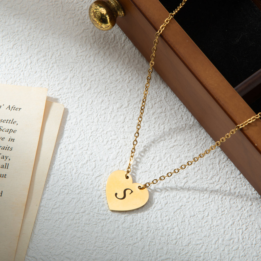 Collar Corazón con inicial