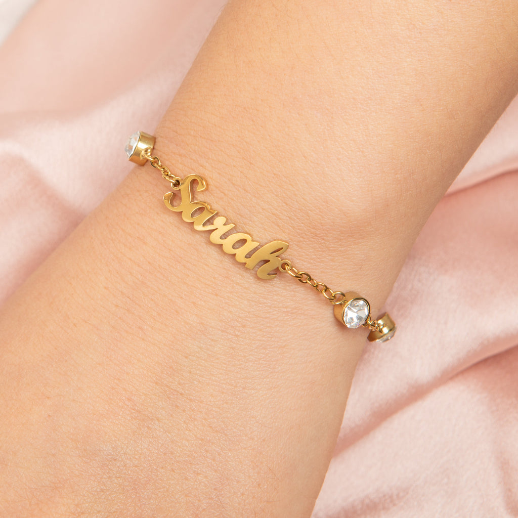 Pulsera Personalizada con Cristal