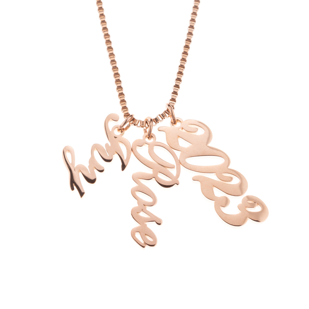 Collar de Firma Vertical Hasta 3 Colgantes