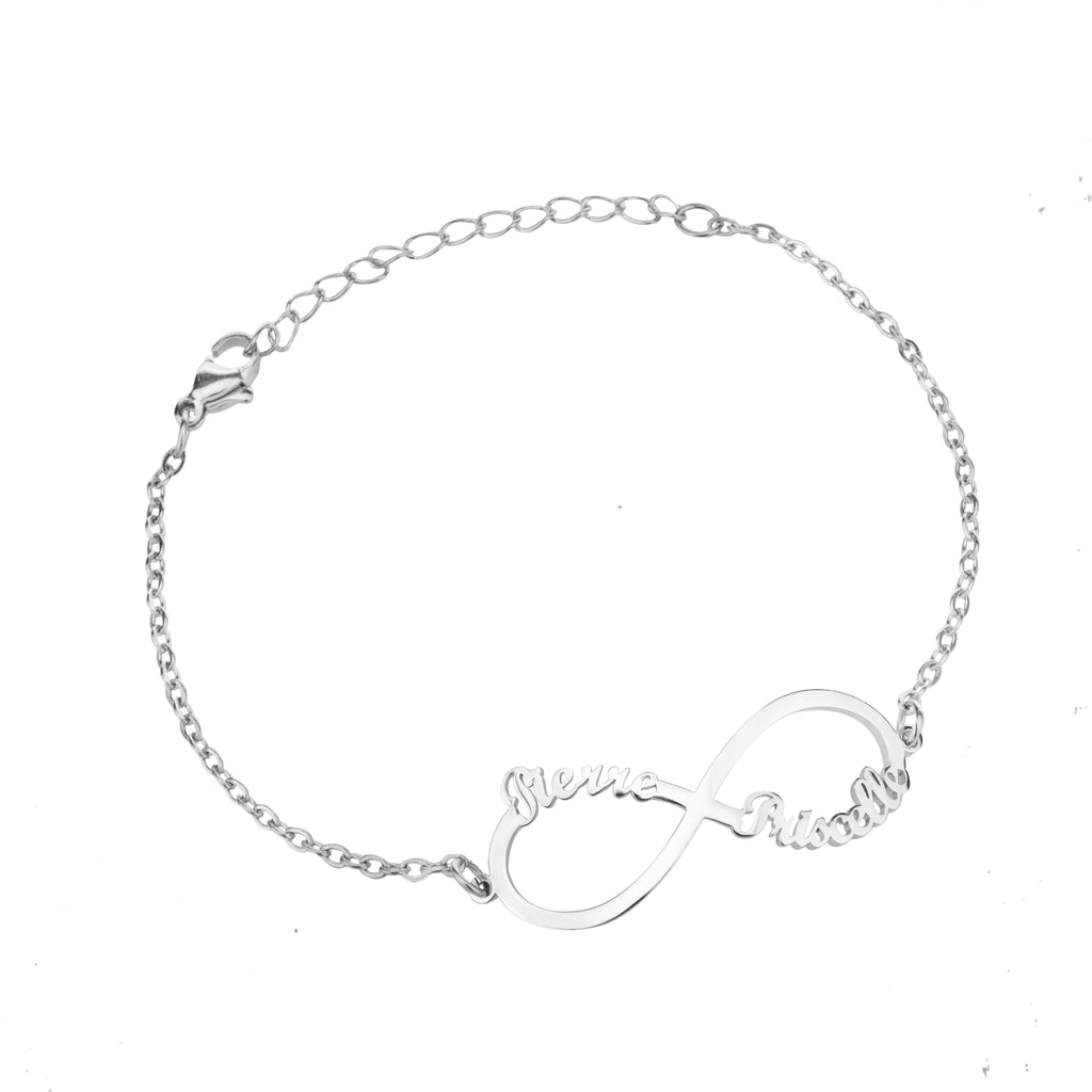 Pulsera Infinito con Dos Nombres