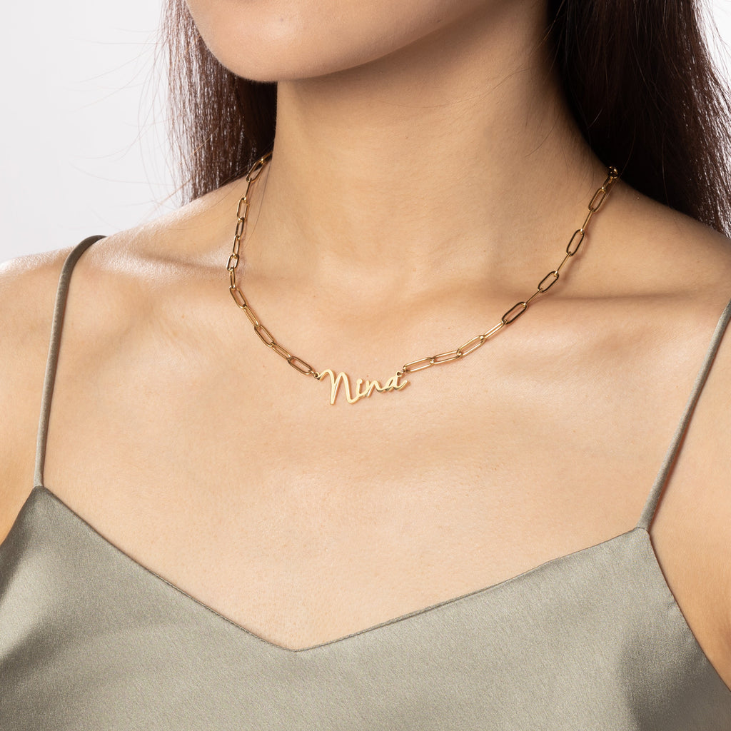 Collar Personalizado con Nombre Script