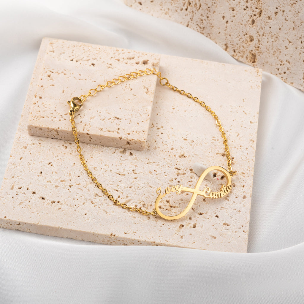 Pulsera Infinito con Dos Nombres