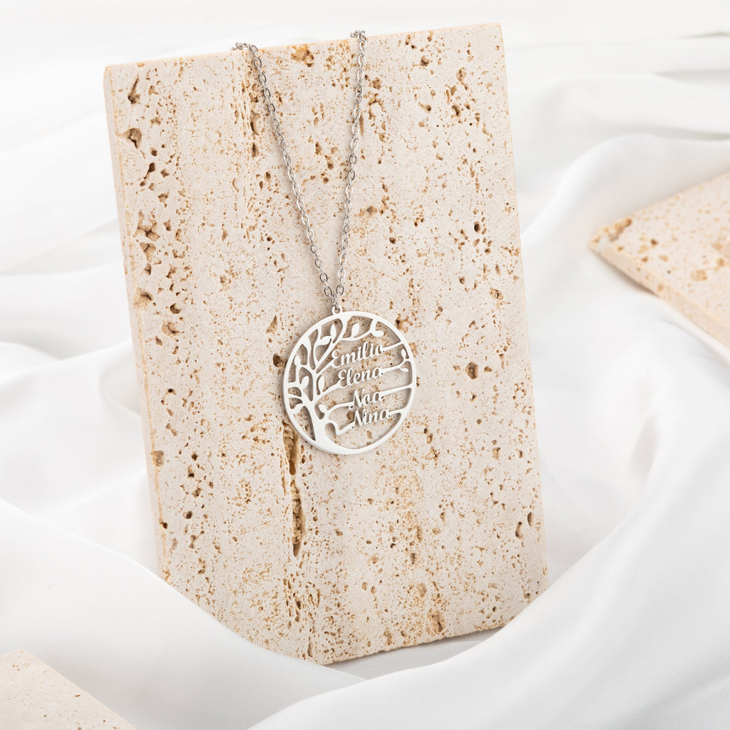 Collar con Nombre Arbol genealógico de vida