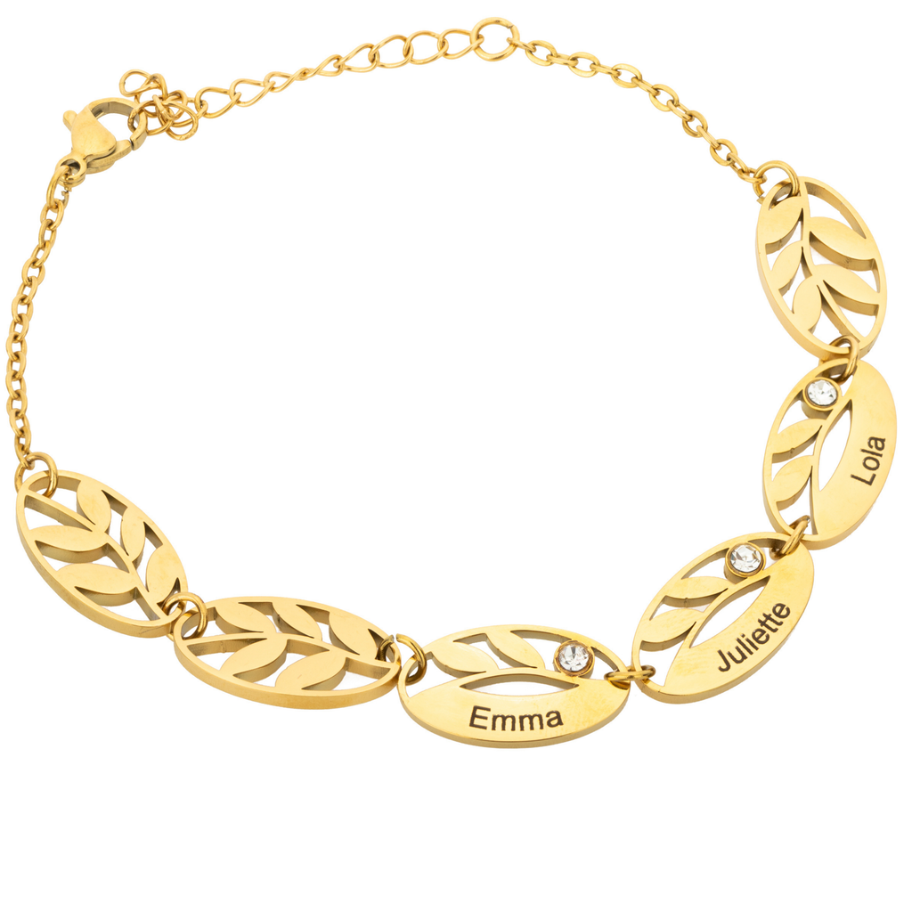 Pulsera Personalizada con Múltiples Hojas
