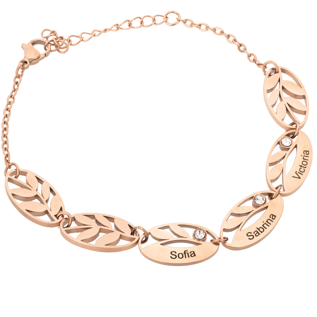 Pulsera Personalizada con Múltiples Hojas