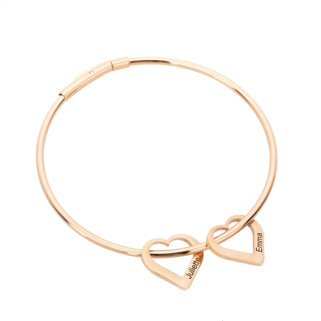 Brazalete con Corazones Personalizados