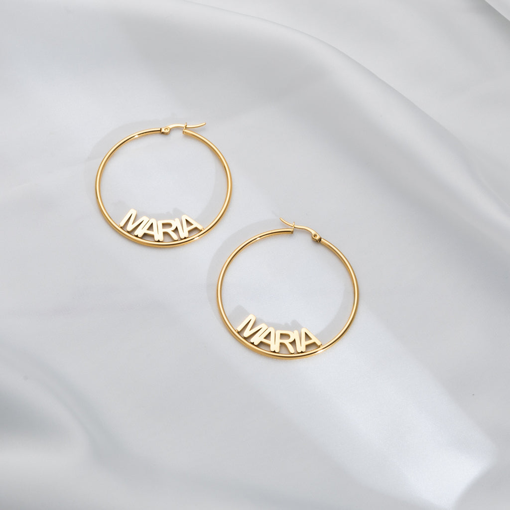 Aretes de Aro Cerrados Personalizables