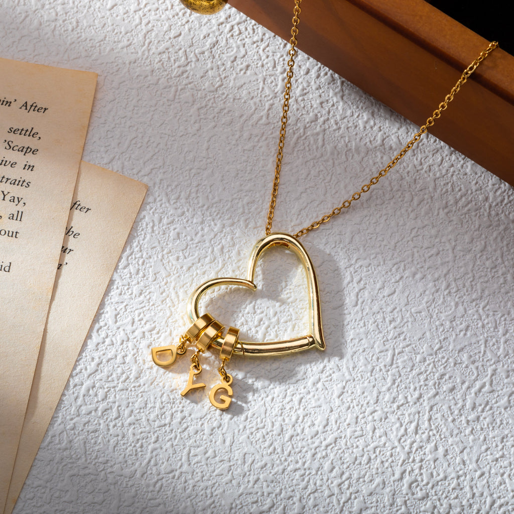 Collar Corazón con Iniciales