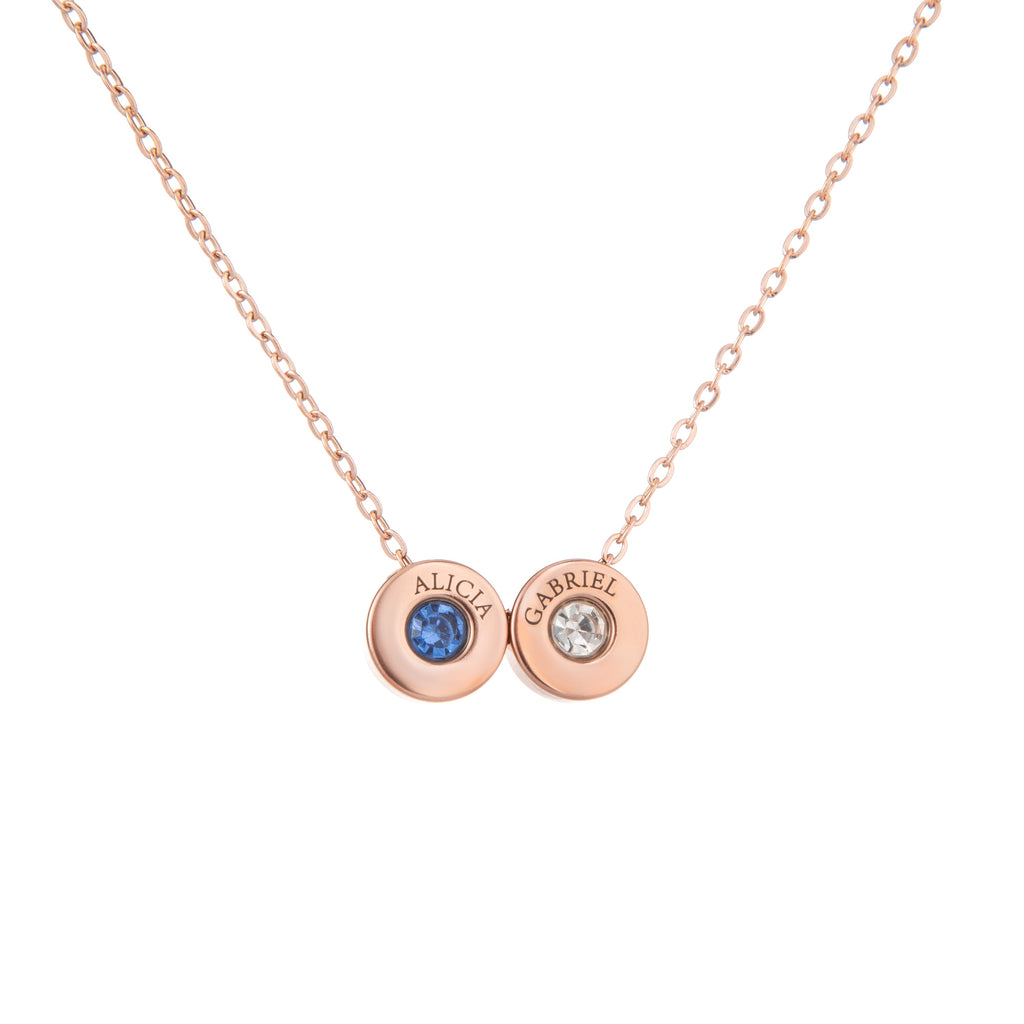 Collar con Cuentas Grabadas