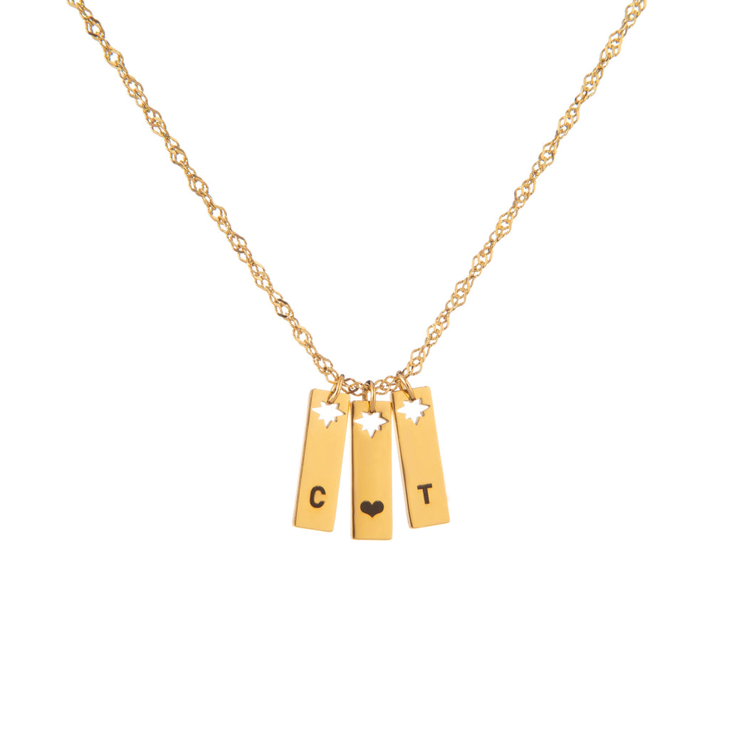 Collar con Inicial y Estrella