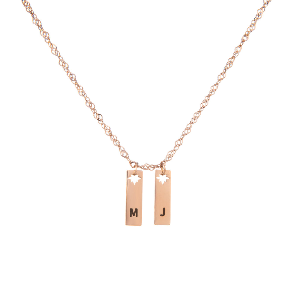Collar con Inicial y Estrella