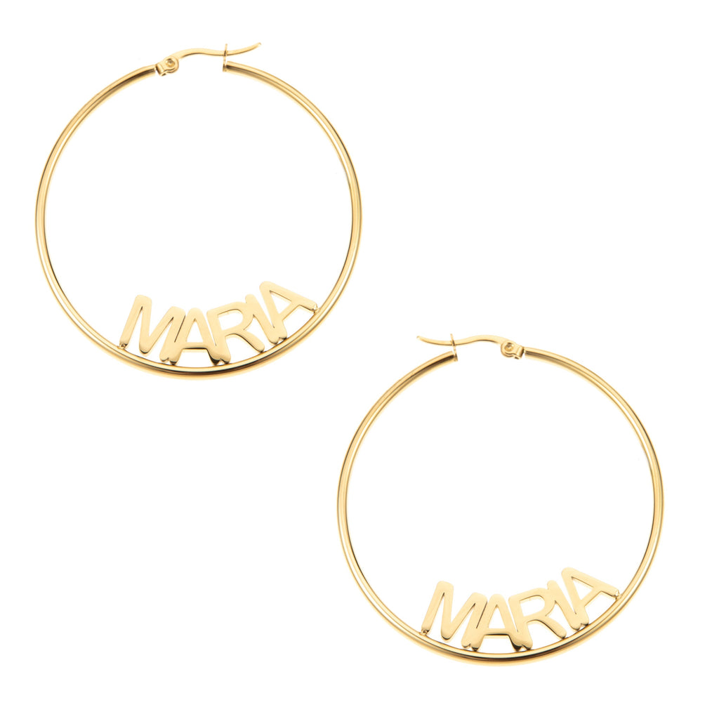 Aretes de Aro Cerrados Personalizables