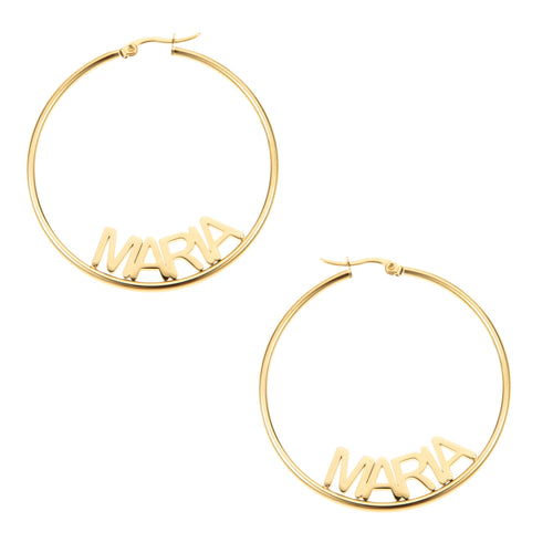 Aretes de Aro Cerrados Personalizables