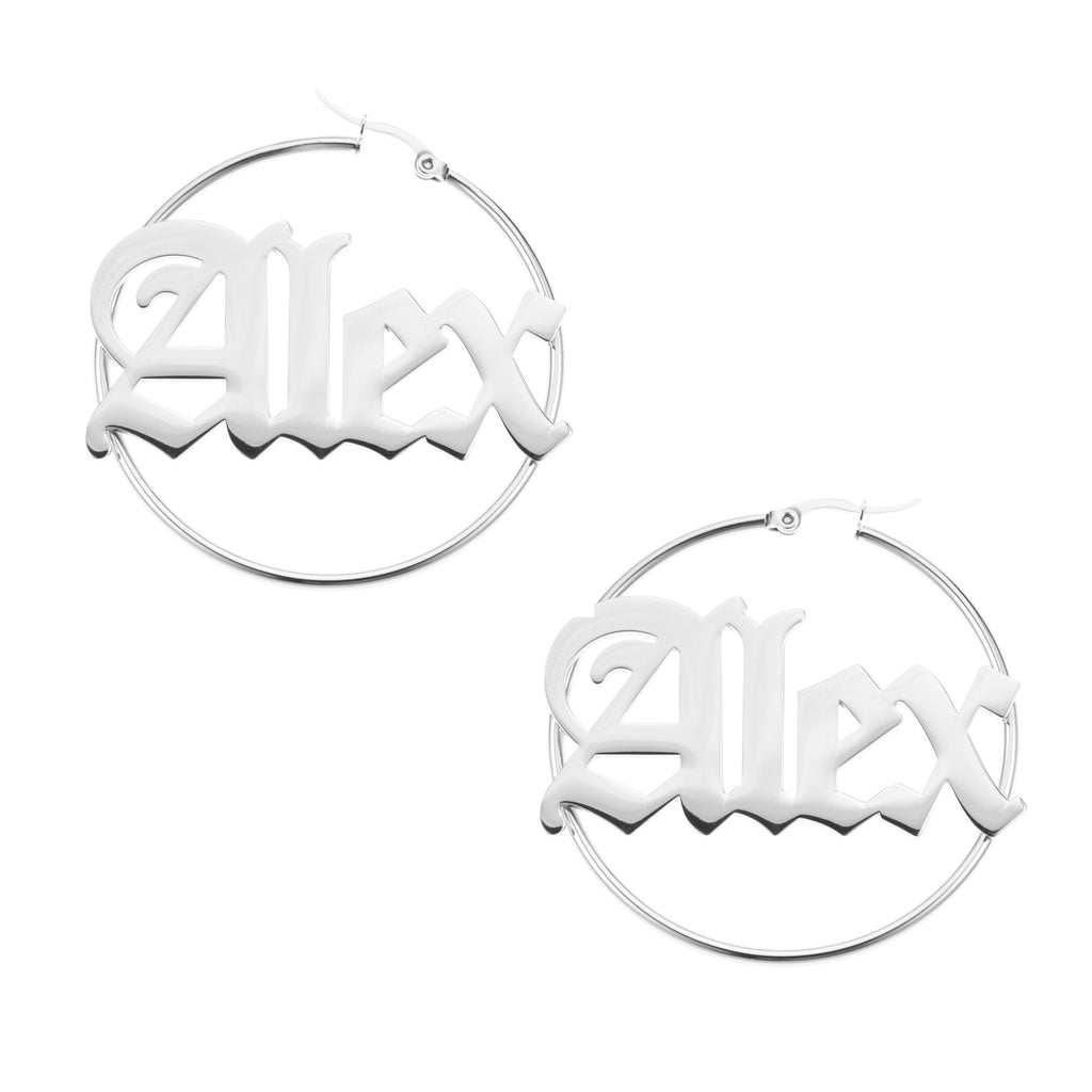 Aretes de Aro Góticos Personalizables