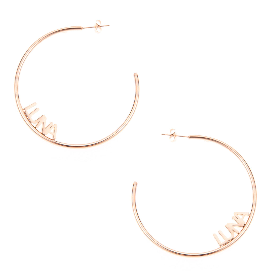 Aretes de Aro Abiertos Personalizables