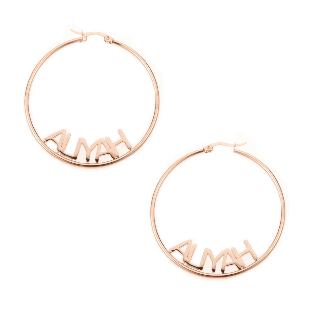 Aretes de Aro Cerrados Personalizables