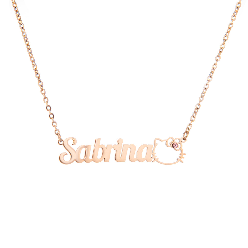 Collar Gatito con Piedra