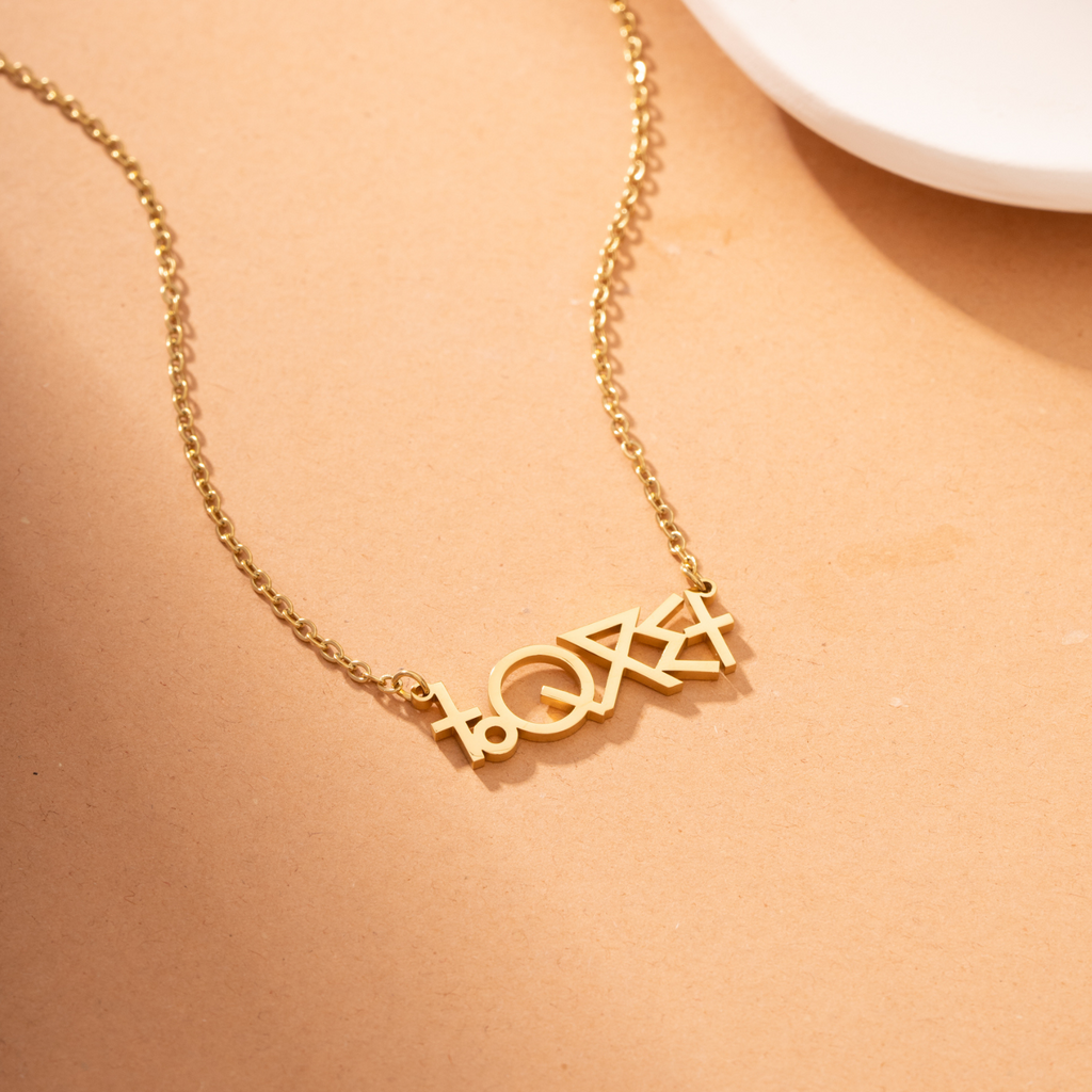 Collar Amazigh Personalizado en Tifinagh