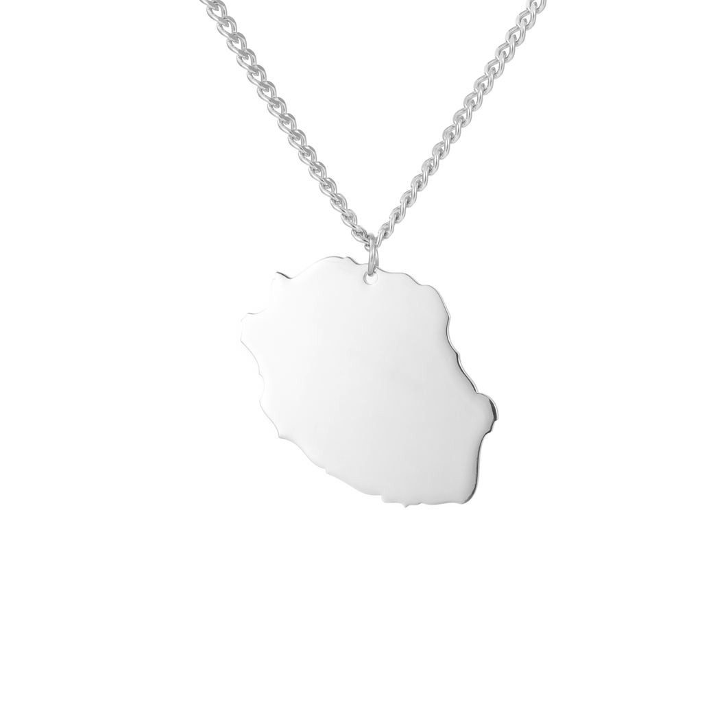 Dije Mapa Personalizado con Grabado