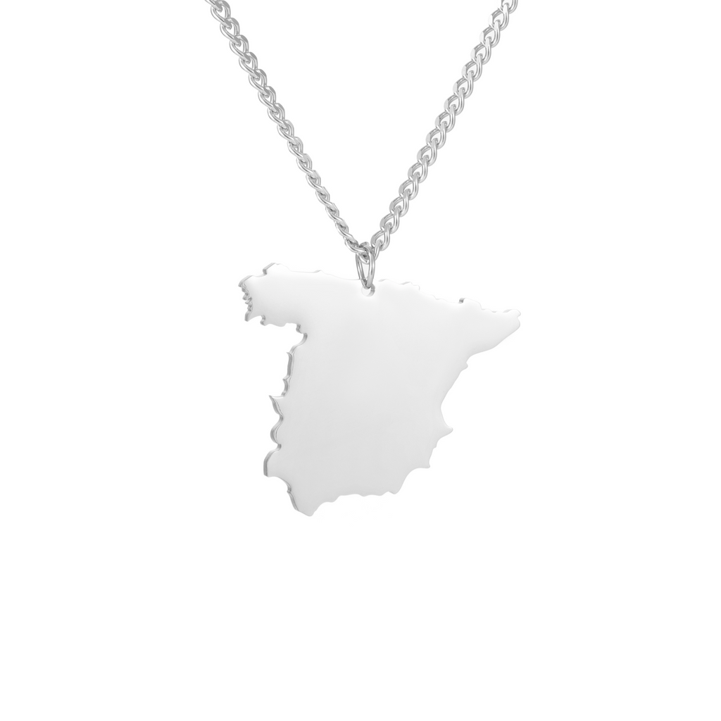 Dije Mapa Personalizado con Grabado