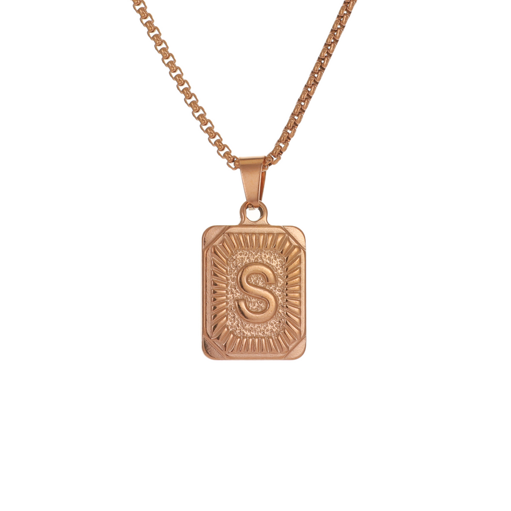 Collar Cuadrado Inicial
