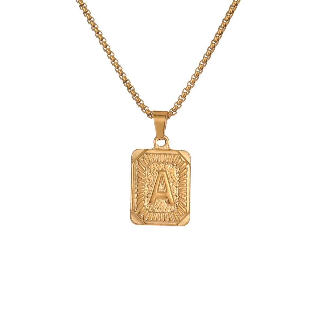 Collar Cuadrado Inicial