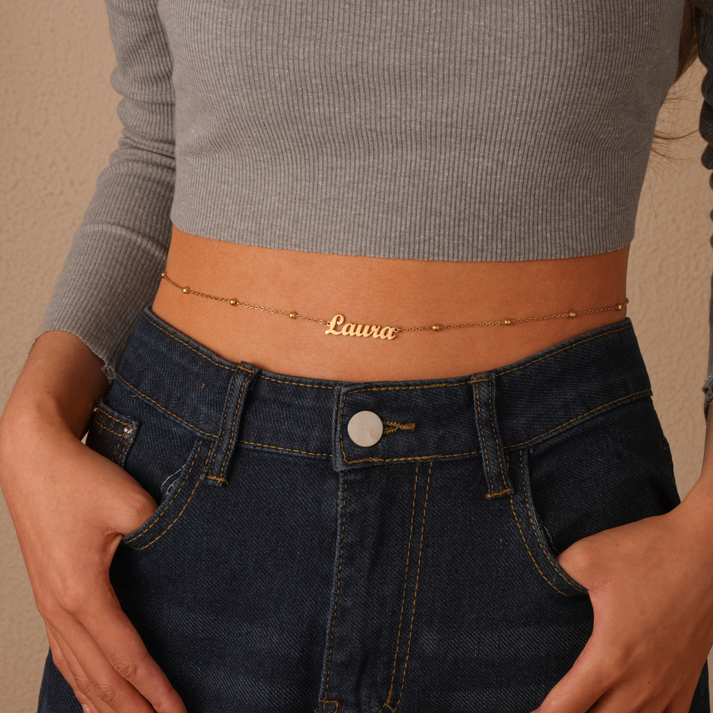 Corps & Lettres – Cadena Cintura con Letras