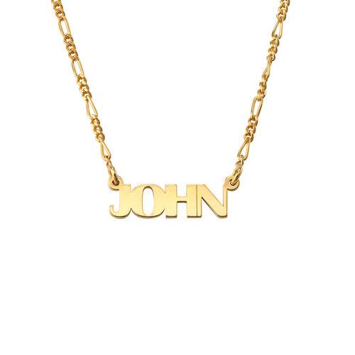 Collar con nombre en mayúsculas