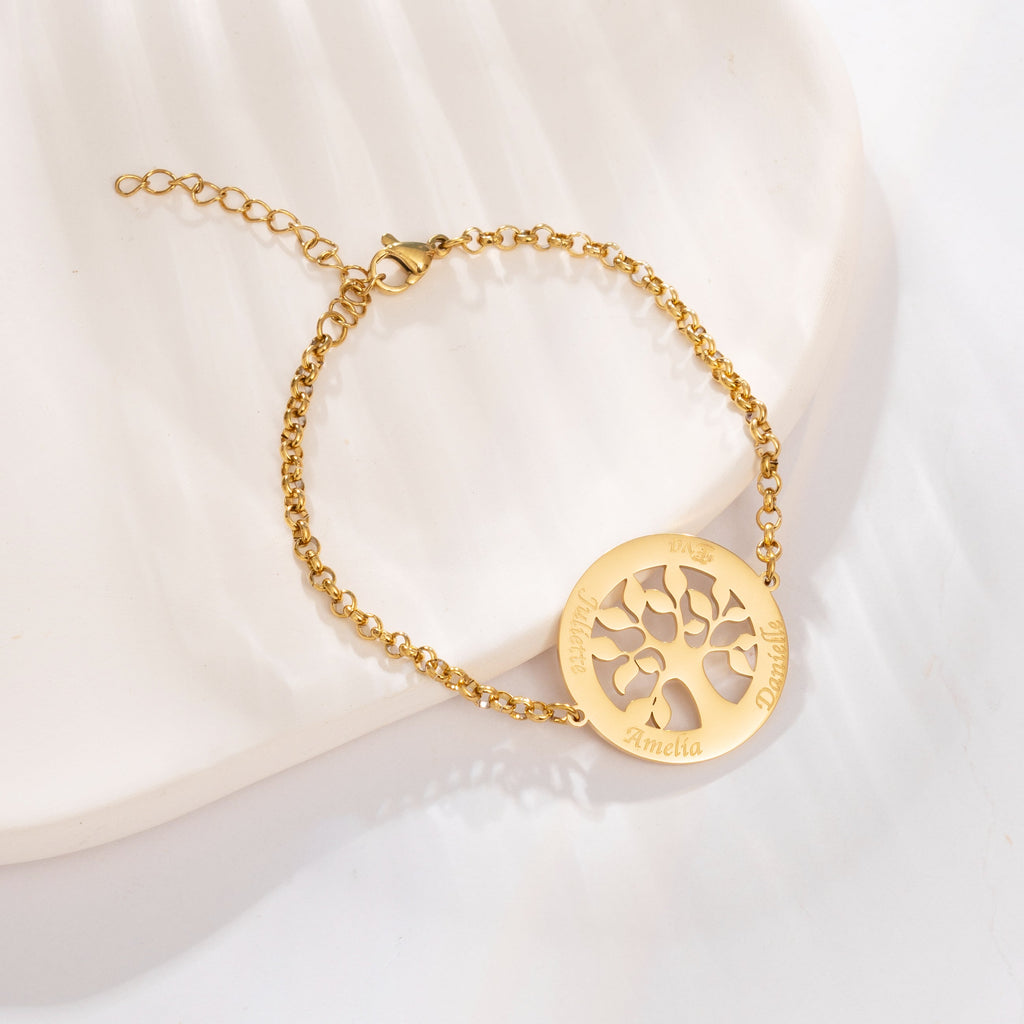 Pulsera Árbol de la Vida Personalizada