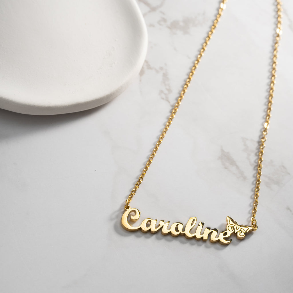 Collar Personalizado para Adolescentes con Mariposa
